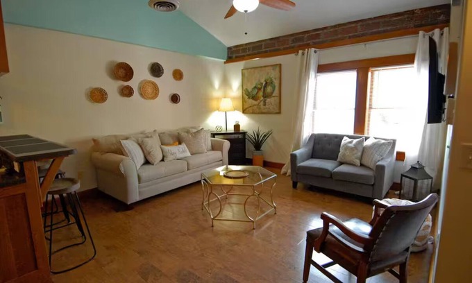 Bloomington Apartment | "Downtown Bloomington Loft-Style Urban Retreat"
