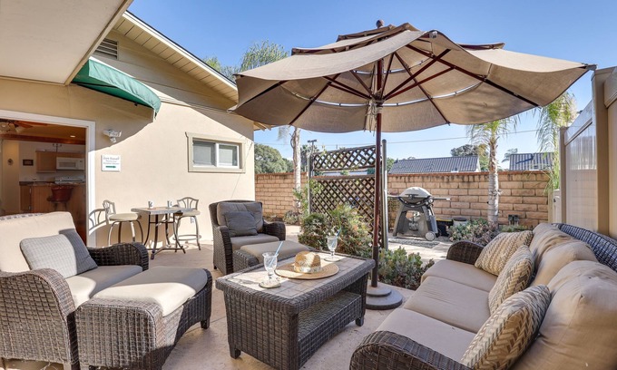 Carlsbad Village Apartment | Downtown Carlsbad Apartment < 1/2 Mi to Beach!