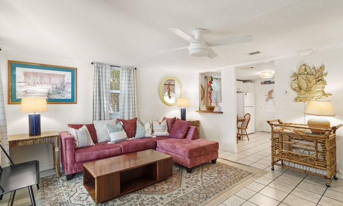 Biloxi House | Downtown Cottage! Walk/Cart Everywhere, 2 King Beds