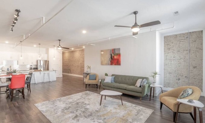 Rocky Mount Apartment | Downtown Main St Loft 133 - Walk to Expo Center !