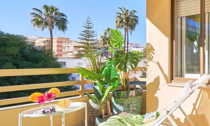 Marbella City Centre Apartment | Downtown Marbella, steps from beach. Gorgeous sunny terrace, walk to everything!