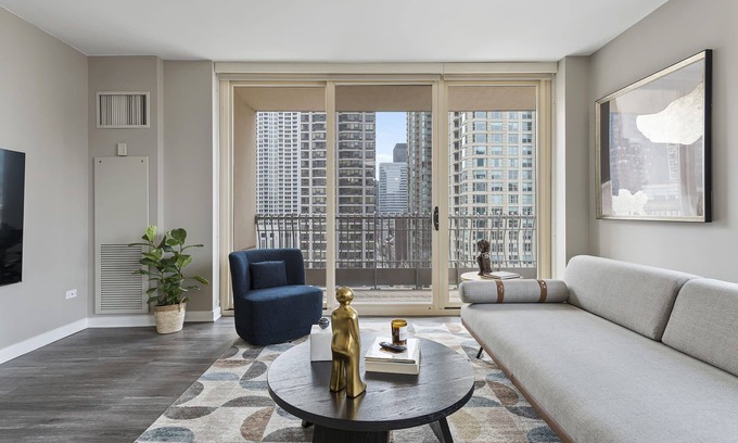 Rush and Division Apartment | Downtown Retreat: 2BR, Balcony, Resort Comfort