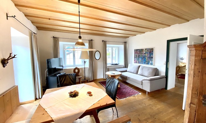 Telfes im Stubai Apartment | Dream apartment with balcony, two bathrooms, swimming pool, garden, pets allowed