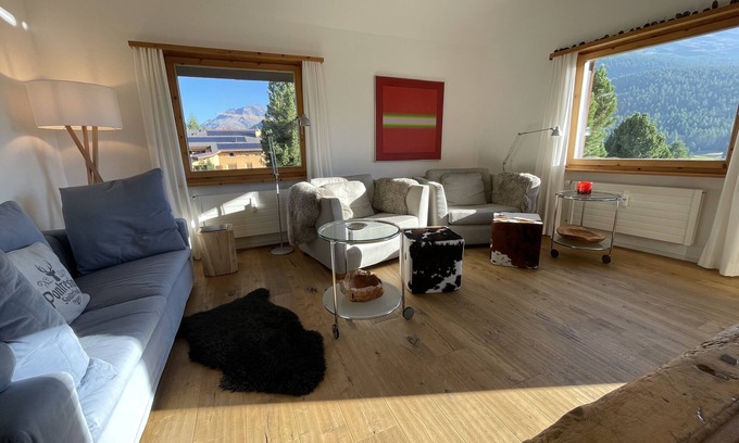 Pontresina Apartment | Dream apartment with a view