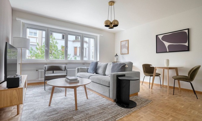 Gundeldingen Apartment | Dreamy Gundeldingen 2 Room w/Storage Room, nr Tram, by Blueground