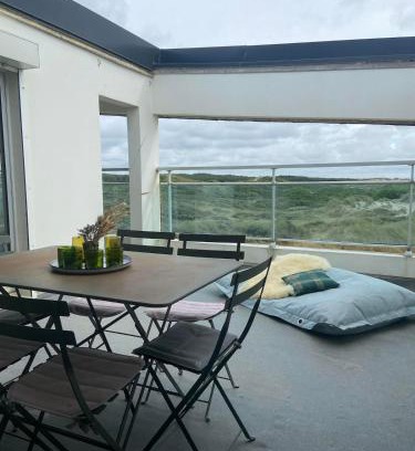 Fort-Mahon-Plage Apartment | Dunes & Vagues, appartement avec balcon vue mer