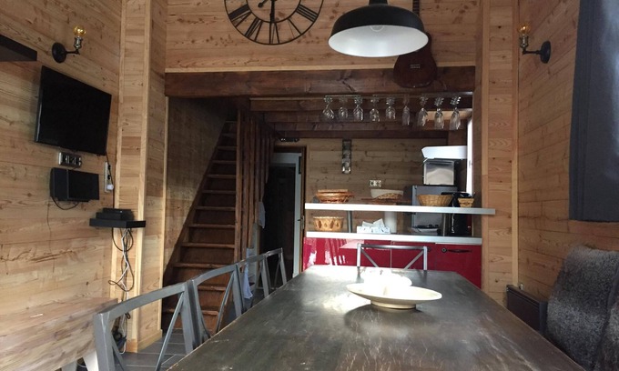 Les Claux Apartment | Duplex 8/10 pers en Rez de jardin Vars les Claux