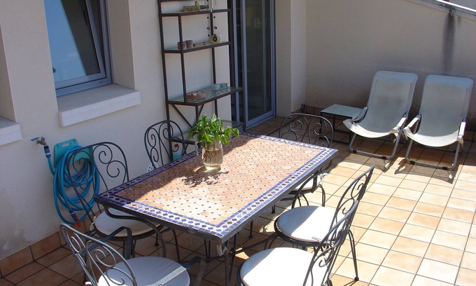 Sitges Town Center Apartment | Duplex center Sitges at 50 meters beach