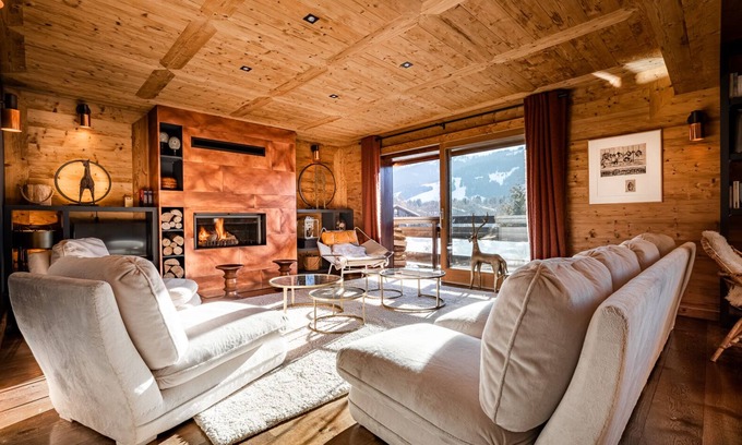 Le Planellet Apartment | Duplex Design Mont d'Arbois Megève at the foot of the slopes and the golf course