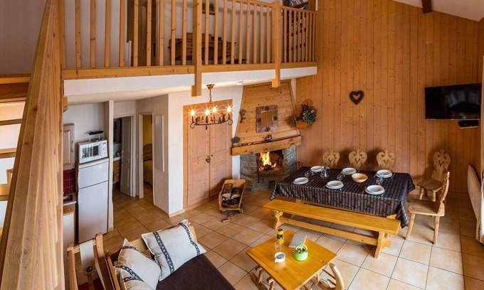 Saint-Michel-de-Chaillol Apartment | Duplex 8p avec Balcon Sud, WiFi, Cheminée - Saint-Michel-de-Chaillol