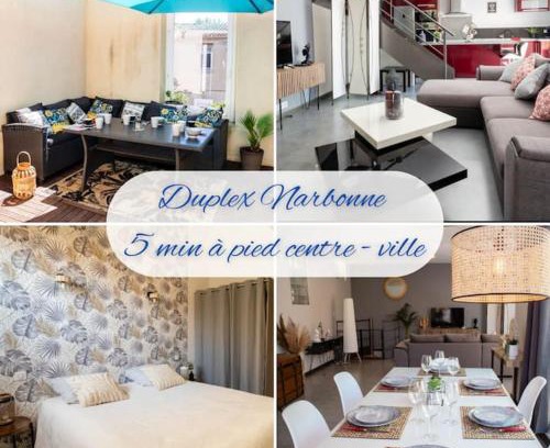 Anatole France Apartment | Duplex moderne centre Narbonne