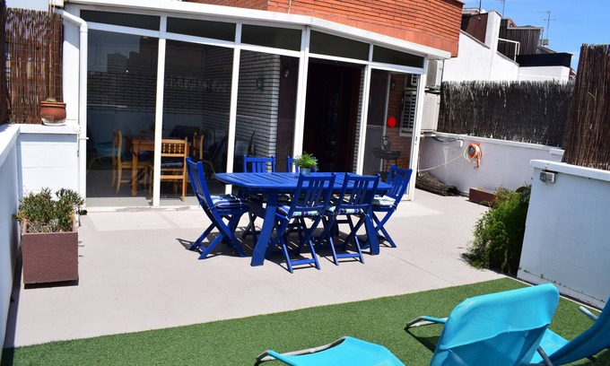 Sants Apartment | Duplex of 90m2, 6 persons with terrace of 30m2