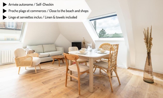Petit-Fort-Philippe Apartment | Duplex Petit-Fort proche plage