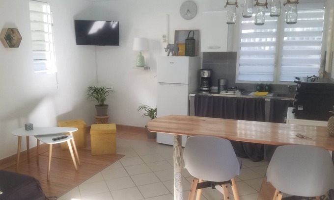 Le Gosier House | Duplex TROPICAL JUNGLE Tranquility and comfort