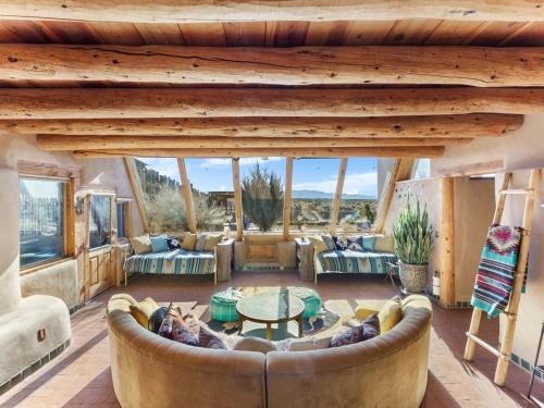 Taos House | Earthship in Taos - A Sustainable Desert Sanctuary