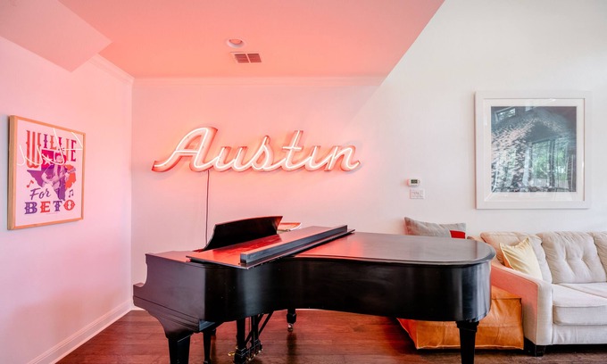 Holly House | East ATX Luxury Home + Saltwater Pool + Near Downtown + on Lady Bird Lake Trail