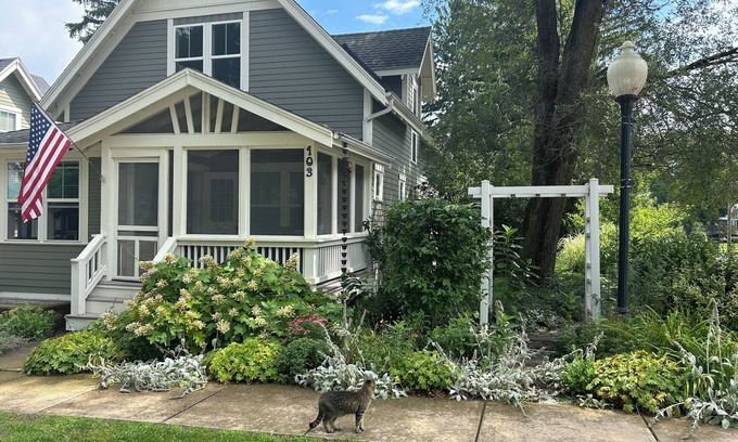 New Buffalo House | Easy Walk to Town and the Beach, But Feels Like You're Away From It All