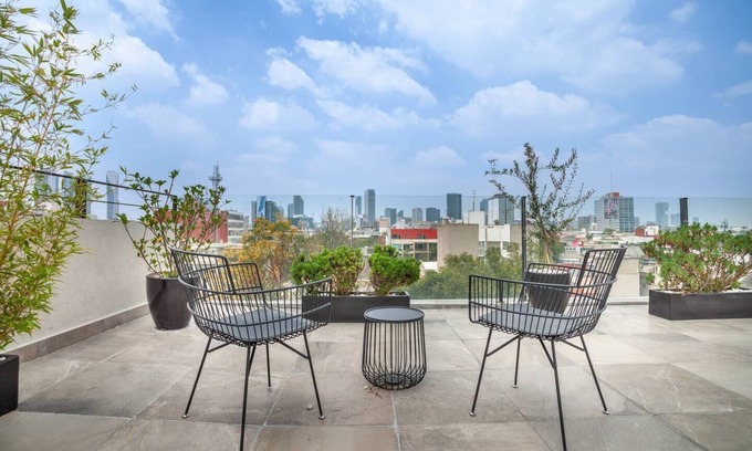 Colonia Cuauhtemoc Apartment | Eclectic Contemporary Apartmentnn