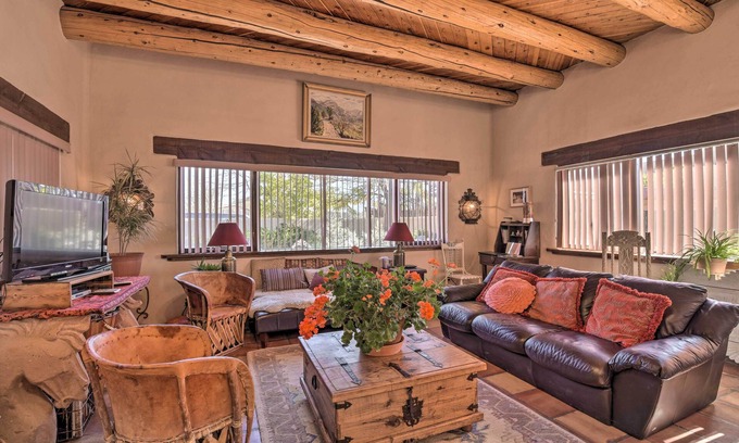 El Prado House | Eclectic El Prado Home w/Hot Tub Near Downtown!