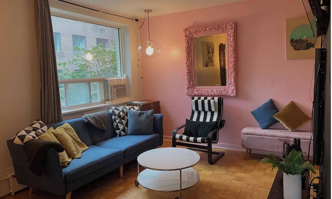 Parkdale Condo | Eclectic King west apartment with pool table.