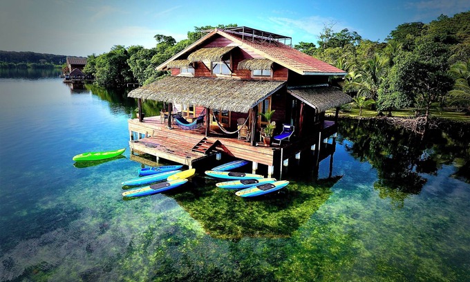 Bocatorito Villa | Eco Aqua Over-The-Water Villa Located In Dolphin Bay, Bocas Del Toro, Panama