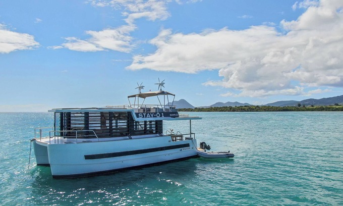 Tartane Boat Rental | Eco-friendly, designer houseboat lodge in Pointe du Bout (Trois Ilets).