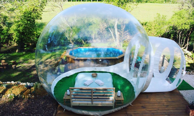 Allegre Les Fumades Bed & Breakfast | Eco-responsible transparent dome