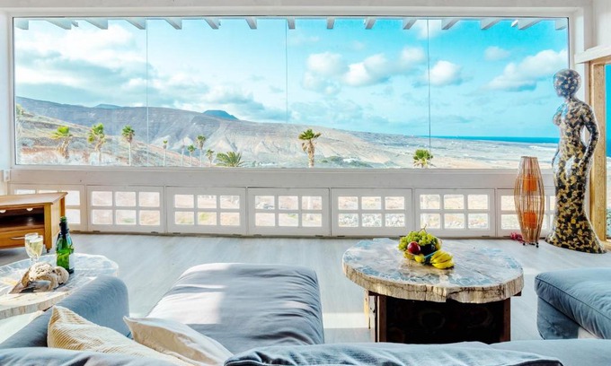 Haria House | Eco Vineyard Cottage - Fantastic Views - 5 mins drive to Arrieta beach