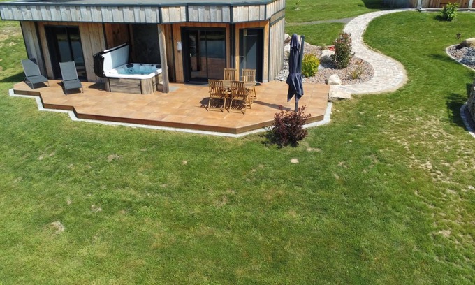Anould Ski Chalet | Ecolodge le Cerf with private spa at Nature Cottage Vosges