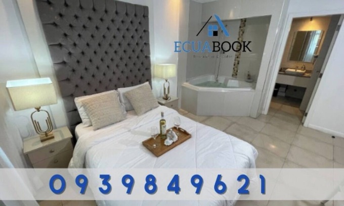 Las Penas Apartment | Ecuabook Edificio Riverfront II Piso 9 - Suite 911-2 con Acceso Área Social