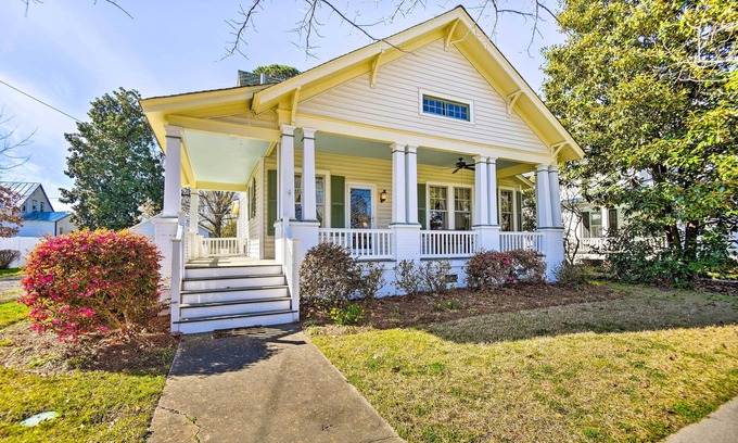 Edenton House | Edenton Vacation Rental w/Patio: Walk Downtown