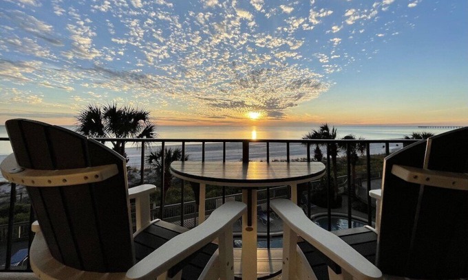 Panama City Beach Condo | Edgewater Bliss - Your Gulf-Front Escape with Stunning Master Suite Views