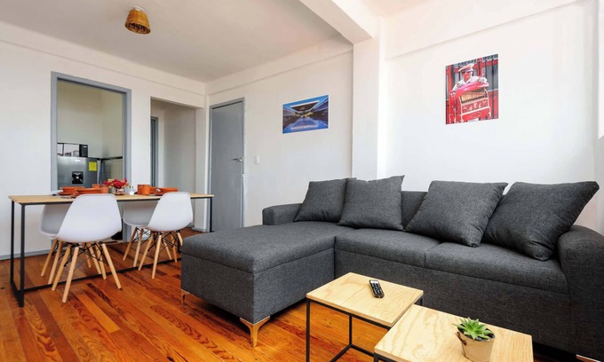 Historic Center Apartment | Edificio Aurora: Historic Views & Vintage Charm