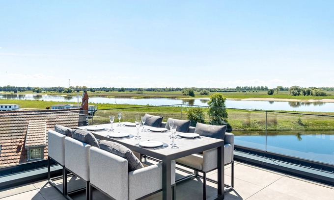 Wittenberge Apartment | ELBE.6 - Stylish flat directly on the Elbe