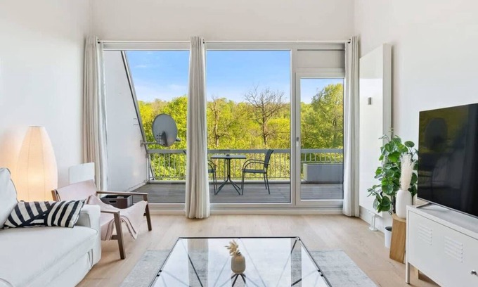 Dommeldange Apartment | Elegant 1BR Apt: Balcony, Pool, Central Location
