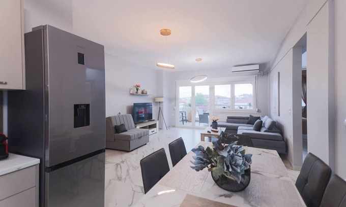 Katerini Apartment | Elegant and modern Zeusplace Pieria Luxury Apartment