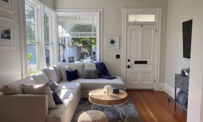 Santa Barbara House | Elegant and Peacefully Located Home, AC, Walk Everywhere