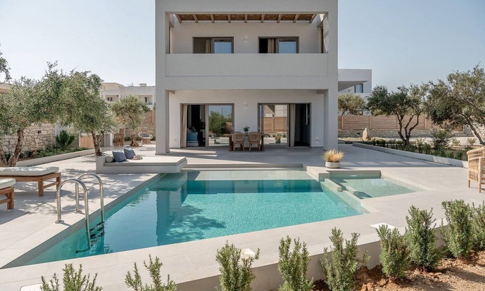 Tavronitis Villa | Elegant Chania Villa | Villa Gohan | 3 Bedrooms | Private Outdoor Pool and BBQ.
