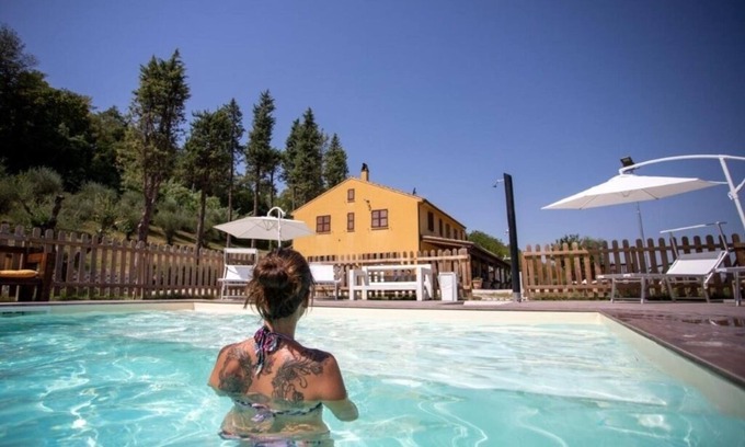 Monte Giberto Other | Elegant estate, nestled in the Marche hills, with swimming pool.