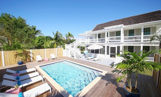 Governor's Harbour House | Elegant Historic Home w/Private Pool & Generator