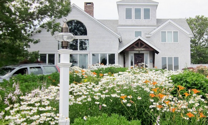 Mashpee House | Elegant Oceanview Home On Triton Way in New Seabury With Heated Pool & beach