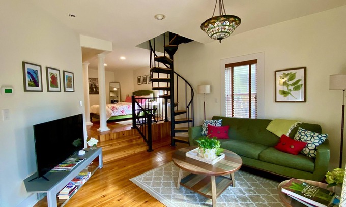 Historic Montford Apartment | Elegant Retreat in Montford Victorian!