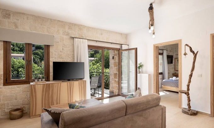 Theriso Apartment | Elia Rustic Apartments Theriso with Terrace