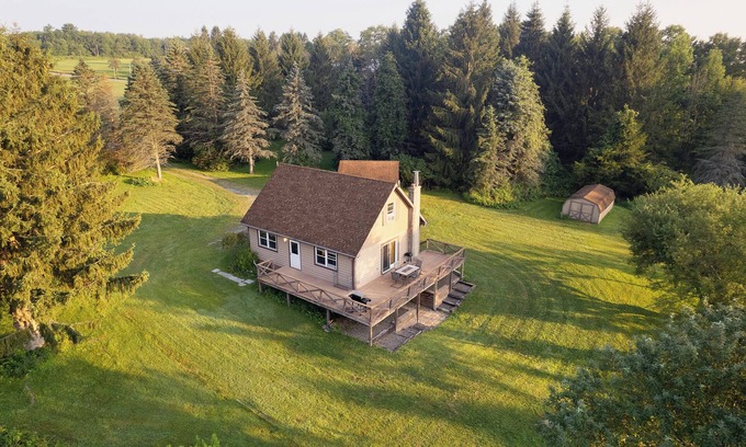 Union Dale Cabin | Elk Mountain Vacation Home on 21 Acres