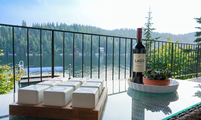 Coeur d'Alene House | Ellen's Escape in Rockford Bay/Lake CDA — no wake zone and family friendly.