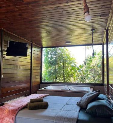 Lavras Novas House | Encanto da Mata - Chalé Embaúba - Lavras Novas MG