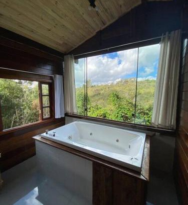 Lavras Novas House | Encanto da Mata - Chalé Ipê - Lavras Novas-MG