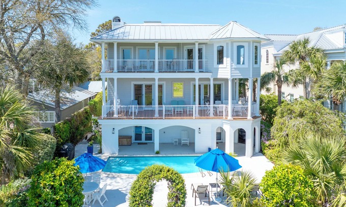 East Beach House | Enchanted Hideaway, Stunning Oceanfront Home, Private Heated Pool!