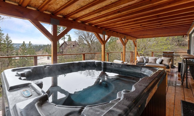 Fawnskin Cabin | Enchanted Hideaway - Lake View, Hot Tub, Fireplace, Deck, Barbecue
