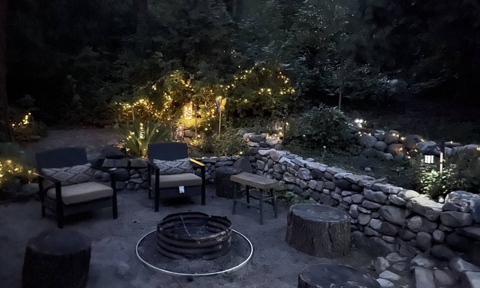 Central Okanagan Cabin | Enchanted Lakeview Garden, Killiney Beach, West Kelowna, BC, Pet Friendly